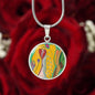 Angel Full of Heart, Circle Luxury Necklace