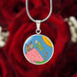 Full Moon, Circle Luxury Necklace