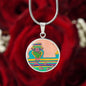 Brave Heart, Circle Luxury Necklace