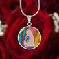 Sunset (Eye in The Sky), Circle Luxury Necklace