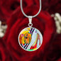 The Shoe Fits, Circle Luxury Necklace