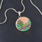 Brave Heart, Circle Luxury Necklace