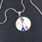 Dribble, Circle Luxury Necklace