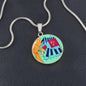 Noble Elephant, Circle Luxury Necklace