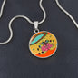 Sonic Bloom, Circle Luxury Necklace