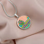 Brave Heart, Circle Luxury Necklace