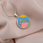 Full Moon, Circle Luxury Necklace