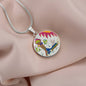 Tree Top, Circle Luxury Necklace