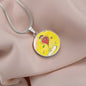 Blissful Heart (Dancer), Circle Luxury Necklace