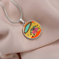 Sonic Bloom, Circle Luxury Necklace