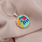 Noble Elephant, Circle Luxury Necklace