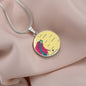Noble Queen of Hearts, Circle Luxury Necklace