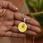 Blissful Heart (Dancer), Circle Luxury Necklace