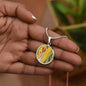 Angel Full of Heart, Circle Luxury Necklace