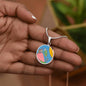 Full Moon, Circle Luxury Necklace