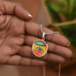 Sonic Bloom, Circle Luxury Necklace