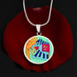 Noble Elephant, Circle Luxury Necklace