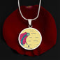 Noble Queen of Hearts, Circle Luxury Necklace