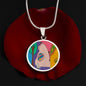 Sunset (Eye in The Sky), Circle Luxury Necklace