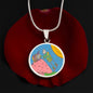 Full Moon, Circle Luxury Necklace