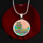 Brave Heart, Circle Luxury Necklace