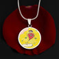 Blissful Heart (Dancer), Circle Luxury Necklace