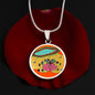 Sonic Bloom, Circle Luxury Necklace