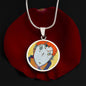 Red Head, Circle Luxury Necklace
