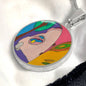 Sunset (Eye in The Sky), Circle Luxury Necklace
