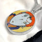 Red Head, Circle Luxury Necklace
