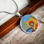 Wishing Well, Circle Luxury Necklace