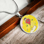Blissful Heart (Dancer), Circle Luxury Necklace
