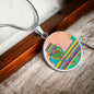 Brave Heart, Circle Luxury Necklace