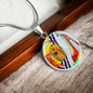 The Shoe Fits, Circle Luxury Necklace
