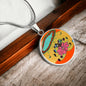 Sonic Bloom, Circle Luxury Necklace