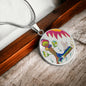 Tree Top, Circle Luxury Necklace