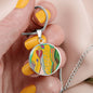 Angel Full of Heart, Circle Luxury Necklace