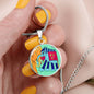 Noble Elephant, Circle Luxury Necklace