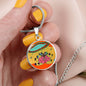 Sonic Bloom, Circle Luxury Necklace