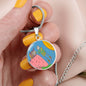 Full Moon, Circle Luxury Necklace