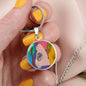 Sunset (Eye in The Sky), Circle Luxury Necklace