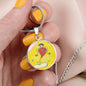 Blissful Heart (Dancer), Circle Luxury Necklace