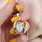 Red Head, Circle Luxury Necklace
