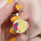 Noble Queen of Hearts, Circle Luxury Necklace
