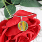 Angel Full of Heart, Circle Luxury Necklace