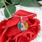 Sunset (Eye in The Sky), Circle Luxury Necklace