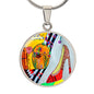 The Shoe Fits, Circle Luxury Necklace