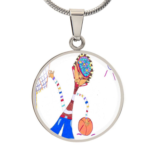 Dribble, Circle Luxury Necklace