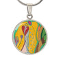 Angel Full of Heart, Circle Luxury Necklace