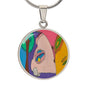 Sunset (Eye in The Sky), Circle Luxury Necklace